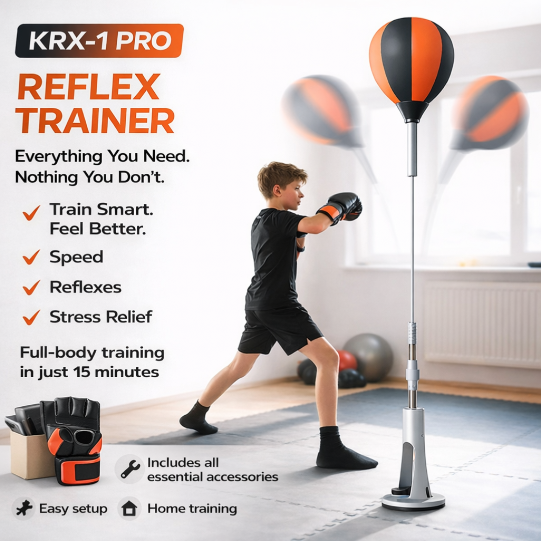 ReflexBox Pro™ Interactive Boxing Trainer for Home